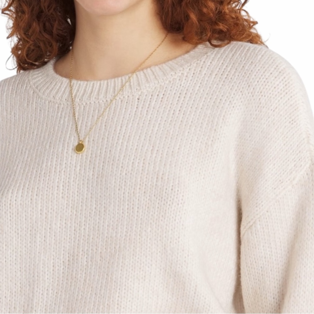 STEVE MADDEN CRÈME COLETTE SWEATER NEW WITH TAGS - Picture 4 of 5